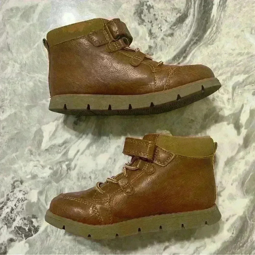 OshKosh B'Gosh Boy's Banyan Fashion Boot, Brown Size 11M - Picture 4 of 8